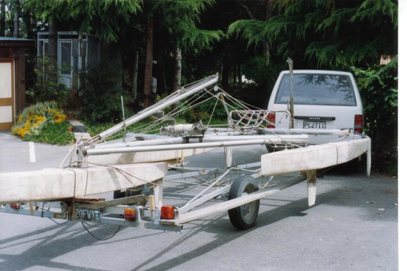 8m tri. on trailer