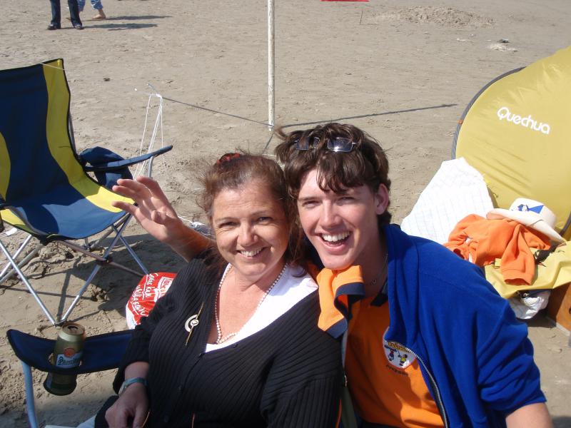 Andreas Fischbacher and Mother, Cervia '09