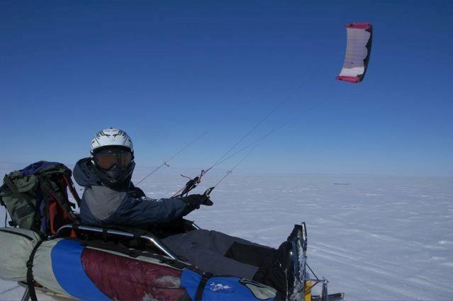 33.3 KiteSled in Greenland 2005, Ben Deacon