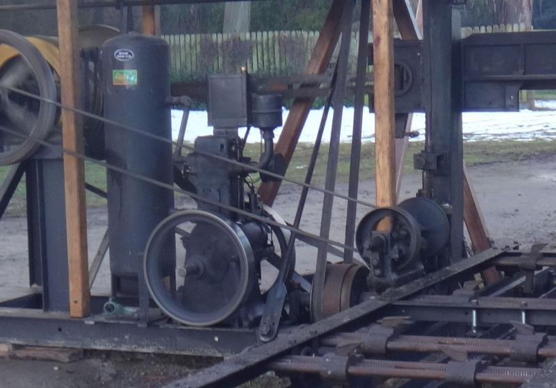 Lister diesel driving the Wehrhahn Sawmill