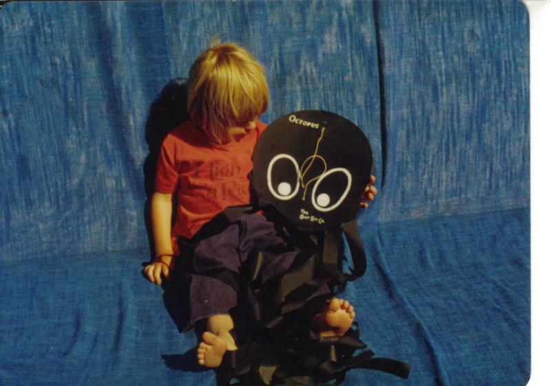 10.1 Pete with small Octopus, 1978
