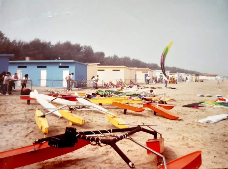Buggy boats, Paua  at Cervia possibly 93