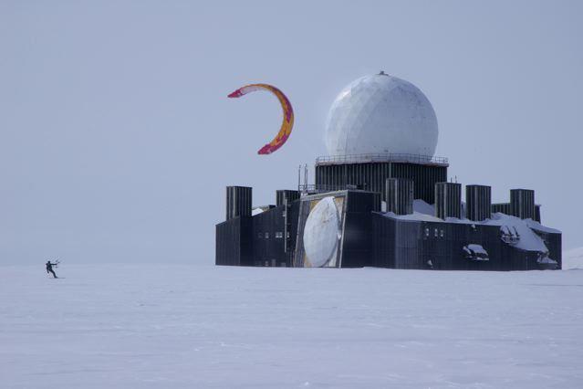 33.4 Greenland 2006, Radar station, Ben, Kite Skiing