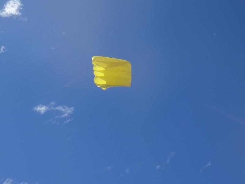9 sq.m Pilot Kite in 100km per hr wind, November '14