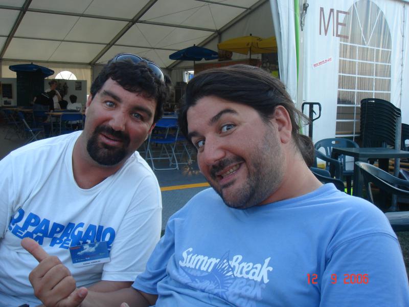 Esteban and Pedro Gonzales at Dieppe. 2006