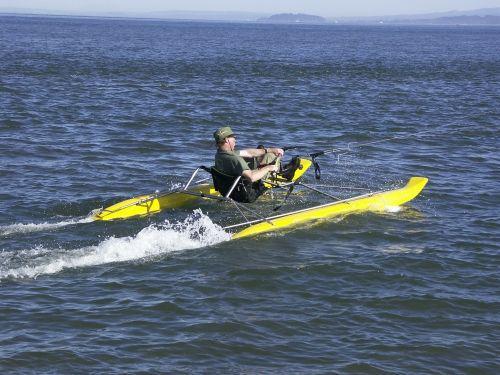 34.1 Peter, KiteCat, Columbia river mouth 2004, Dean photo