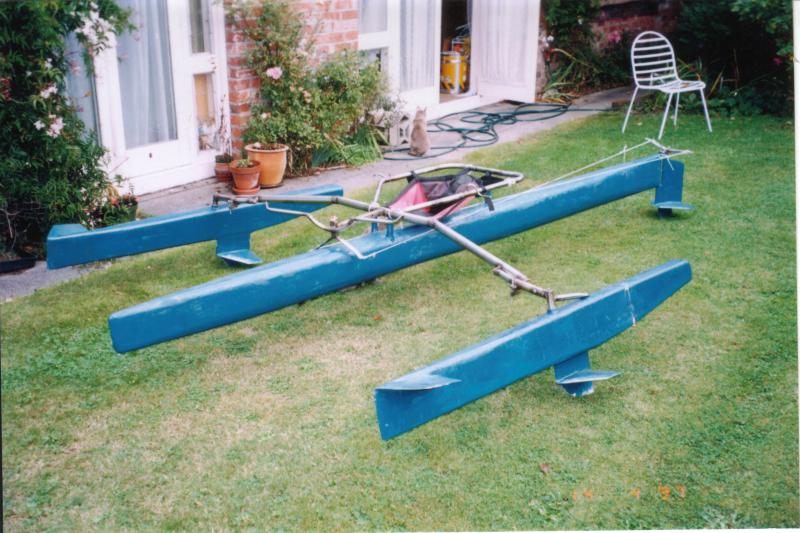 27.8 Hydrofoil Trimaran kite boat., 1997