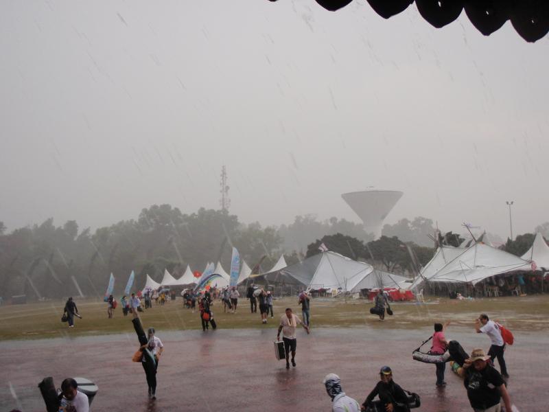 Pasir Gudang rain storm 2012