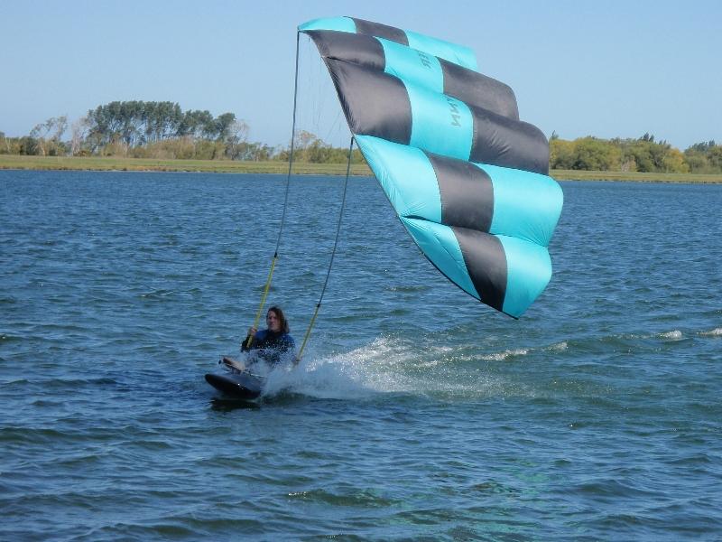 Kite-on-a-stick monohull