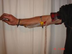 <p>Wrist steering servo 1.</p>