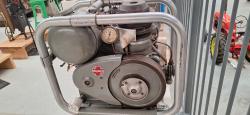 <p>1952 Philips 102C 200watt Stirling generator, flywheel side. MHC collection</p>