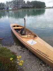 <p>Piwakawaka at Lake Hood on a tranquil day, 2017</p>
