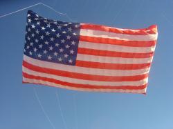 <p>USA Mega Flag, first flight, 4 May '05</p>