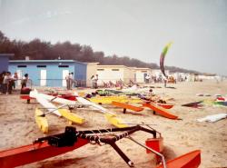 <p>Buggy boats, Paua  at Cervia possibly 93</p>