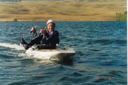 <p>3m Monohull, 2 footbars, action, c1996</p>