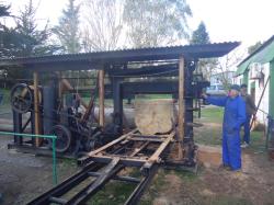 <p>A big Ash Log goes through the mill</p>