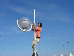 <p>Pierre Fabre, up pole, Dieppe '04</p>