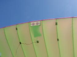 <p>40.6 Kite on a stick overpressure foil, NABX 2010</p>