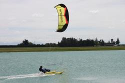 <p>Kitecat- early prototype, Craig Knight, Lake Hood, Nov '12</p>