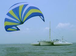 <p>KiteShip Outleader on Trimaran</p>