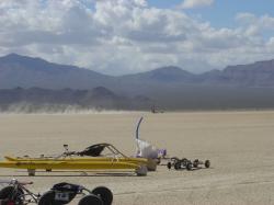 <p>34.2 KiteCat, Buggies, WindJet in action,  Ivanpah March 2005</p>